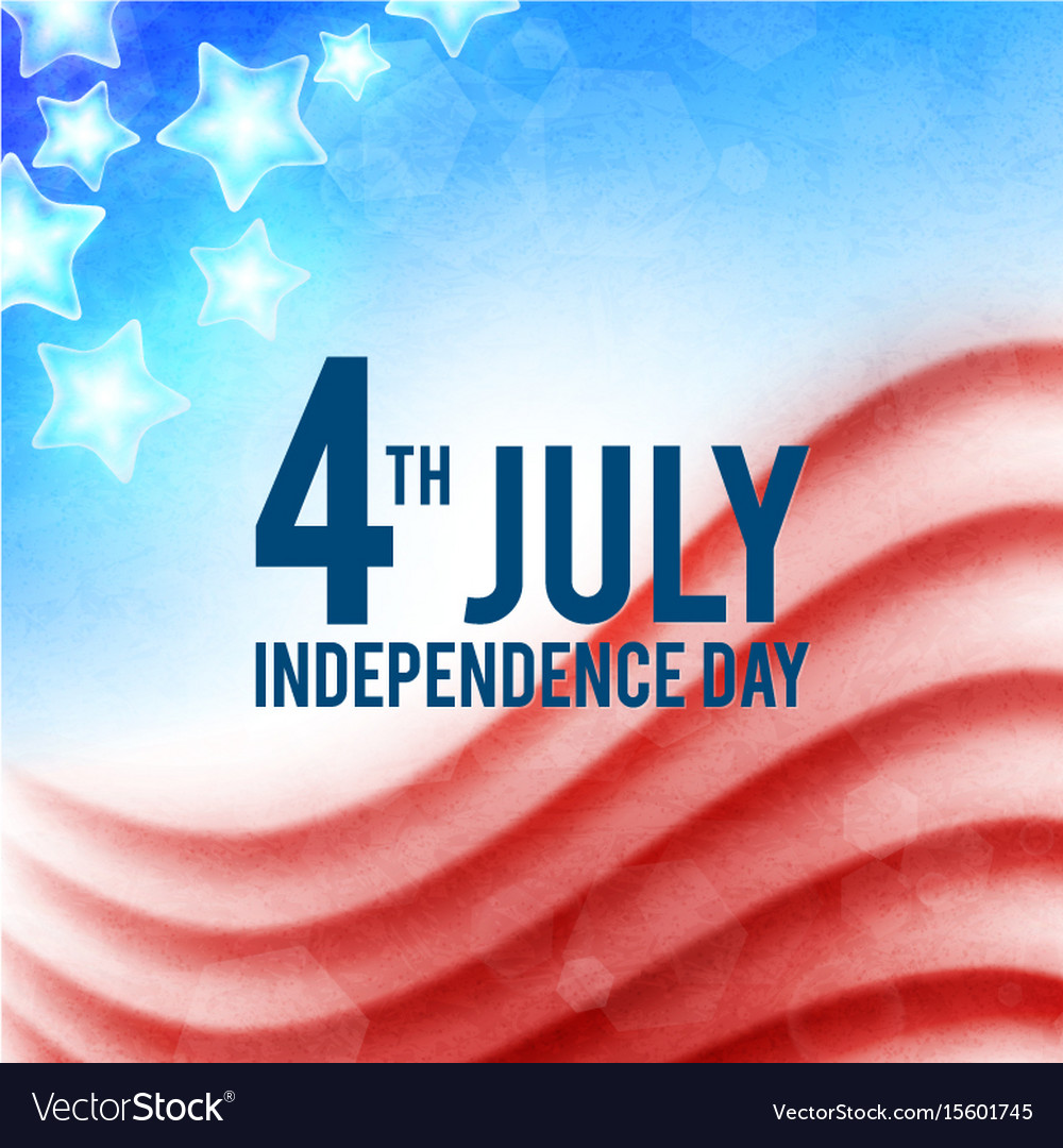 American independence day Royalty Free Vector Image