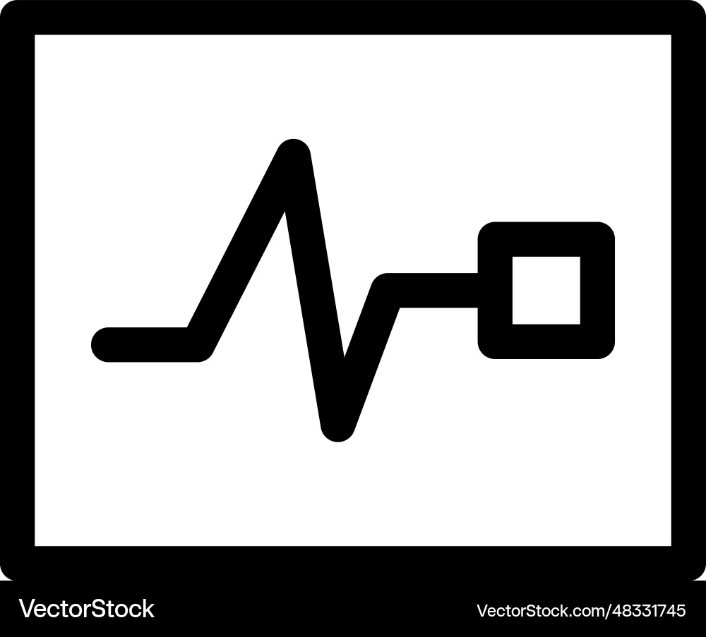 Cardiogram icon Royalty Free Vector Image - VectorStock