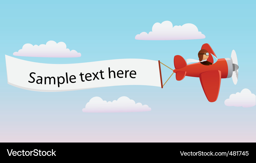 Cartoon Pilot Royalty Free Vector Image Vectorstock