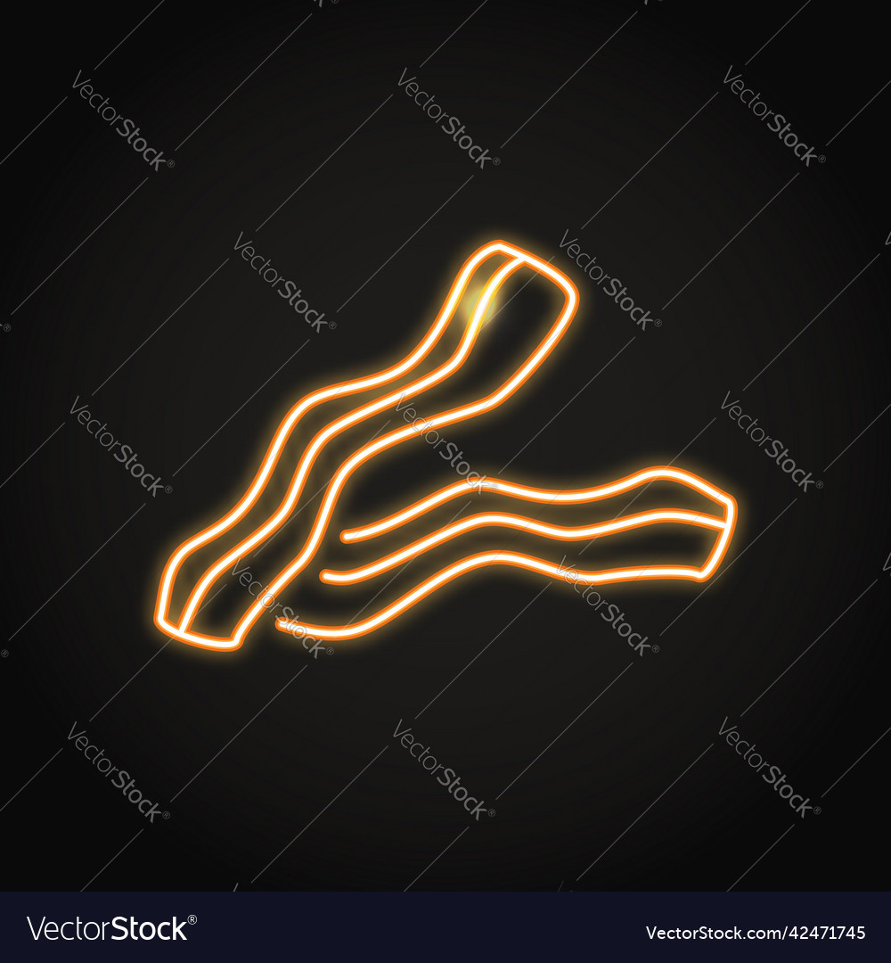 bacon neon sign