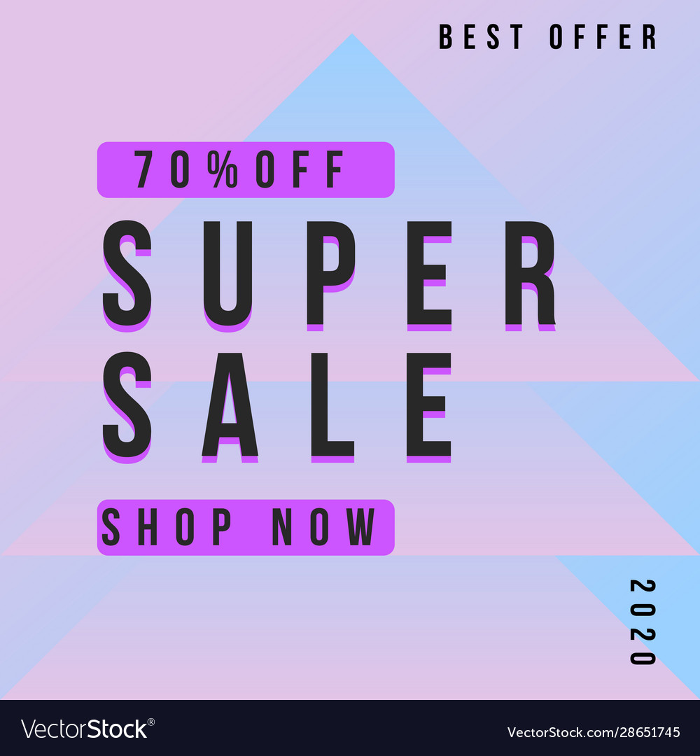 Sale Banner And Discount Promo Backgroundsflyer W Vector Image