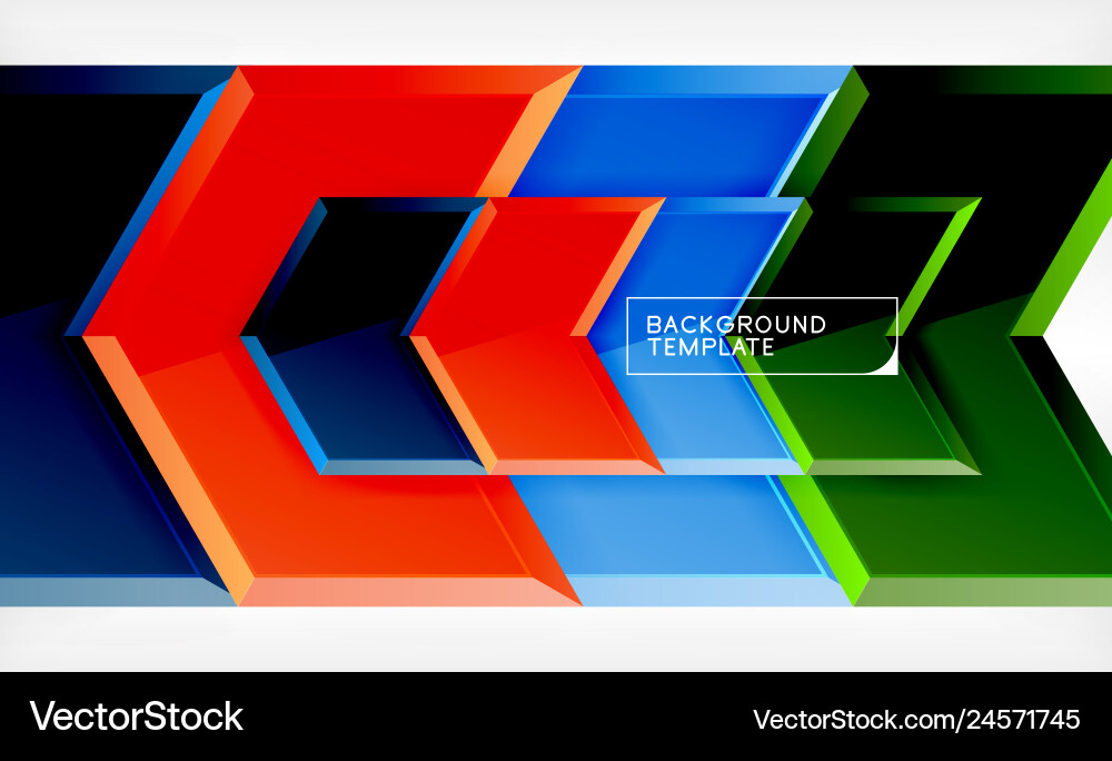 Techno arrow background template design Royalty Free Vector