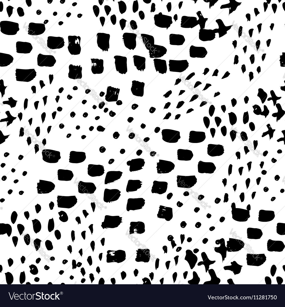 Hand drawn abstract seamless pattern Royalty Free Vector