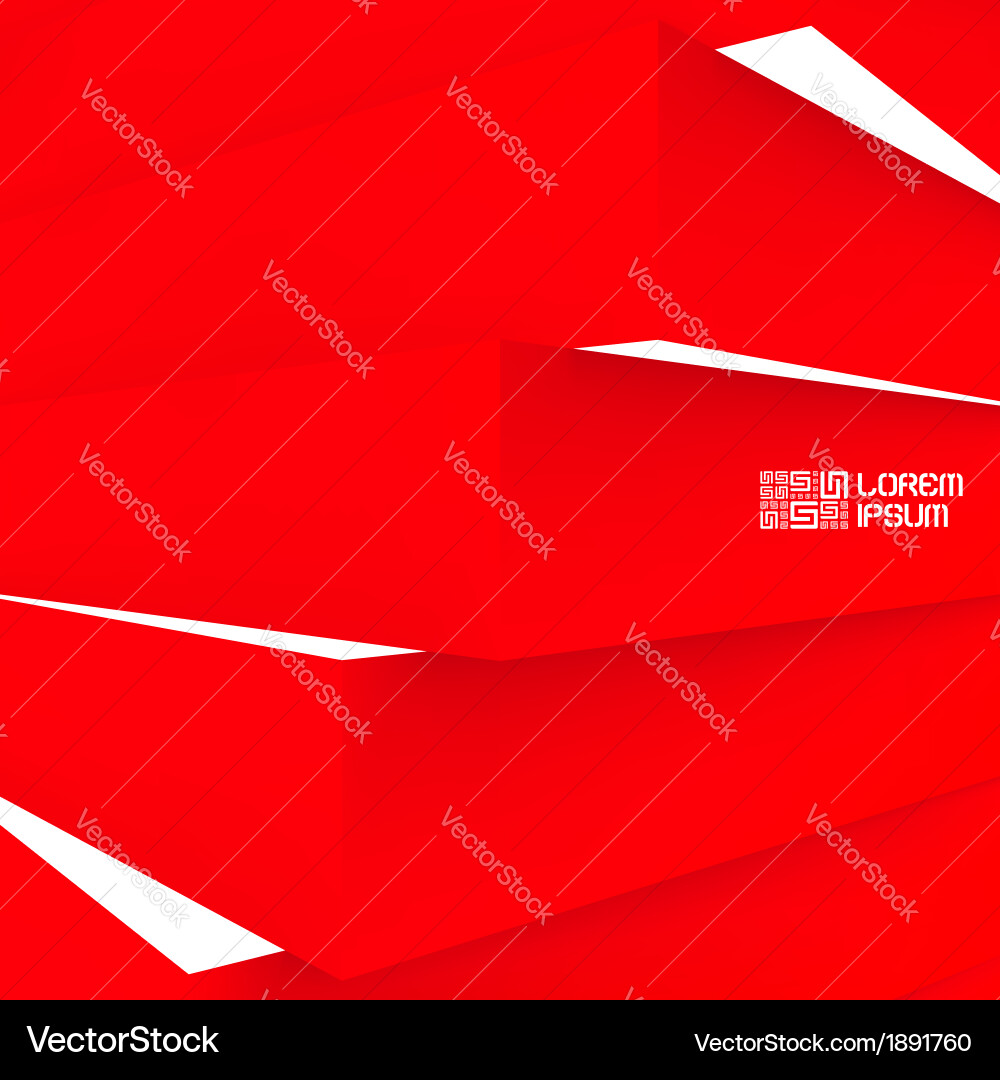 3d abstract Royalty Free Vector Image - VectorStock