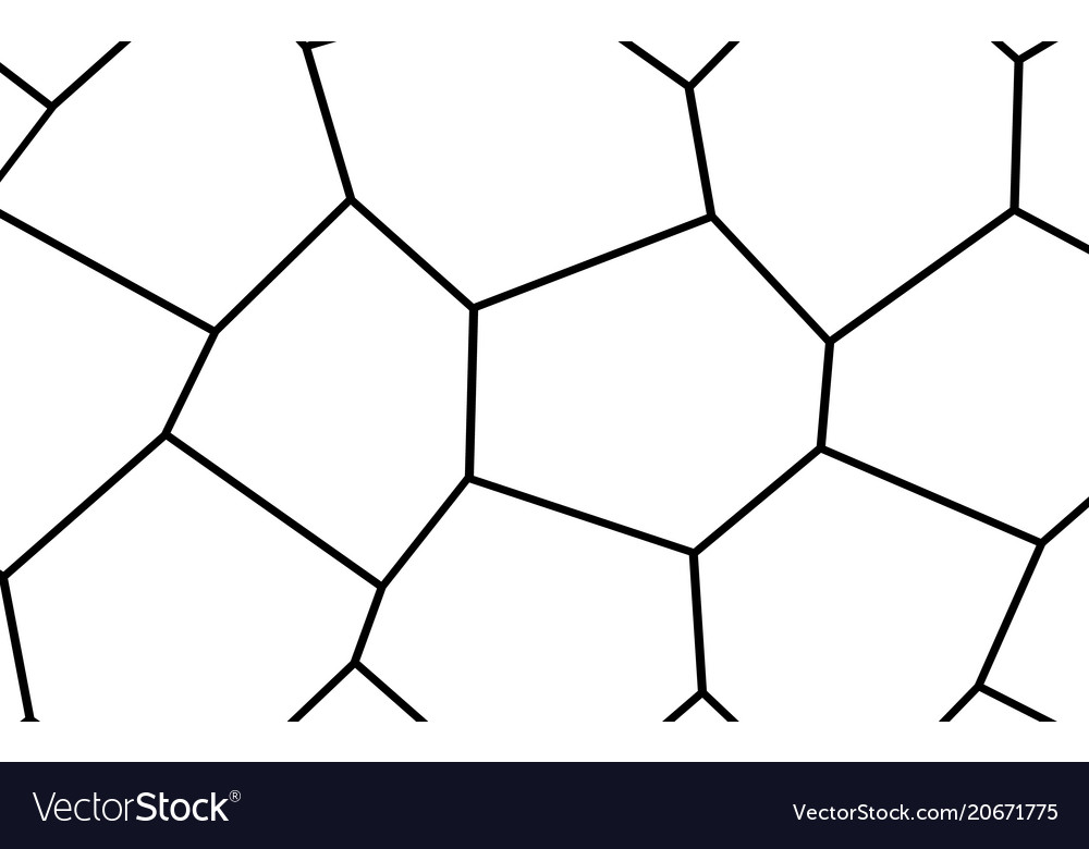 Black and white irregular mosaic template Vector Image