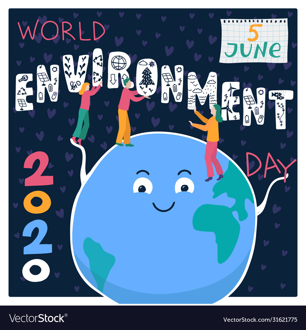 Environment Day Poster 2020 Royalty Free Vector Image