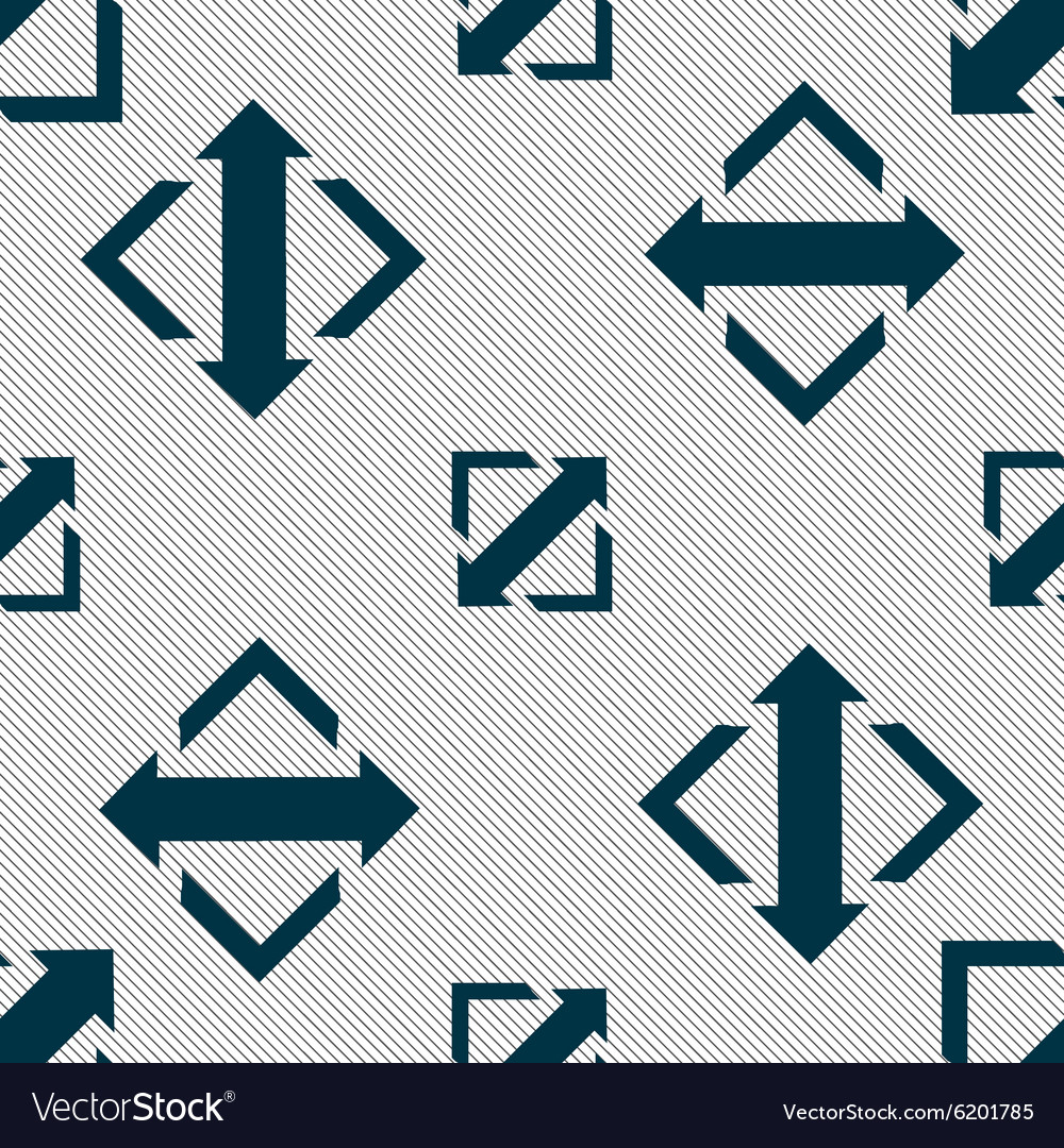 Deploying video screen size icon sign seamless Vector Image