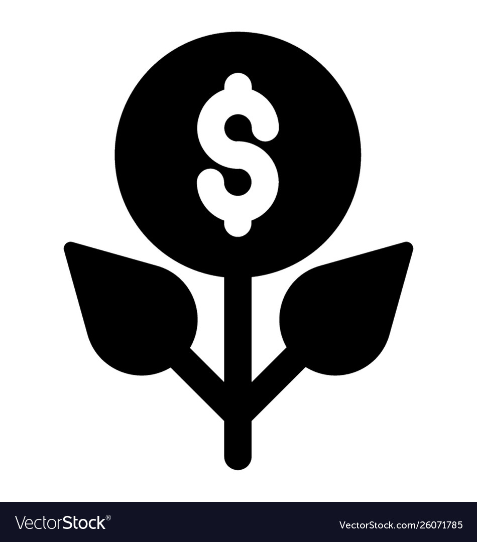 Money plant Royalty Free Vector Image - VectorStock