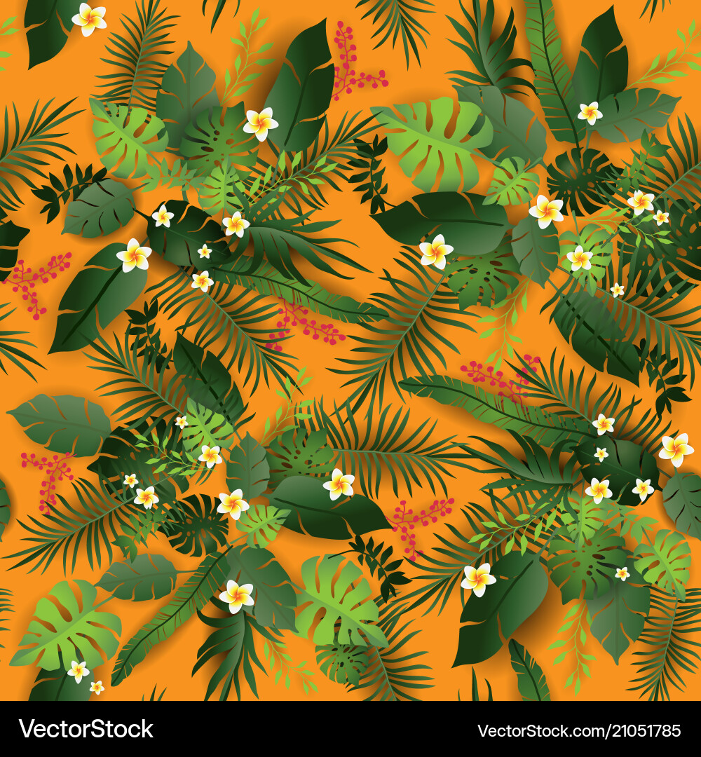 Orange seamless pattern Royalty Free Vector Image