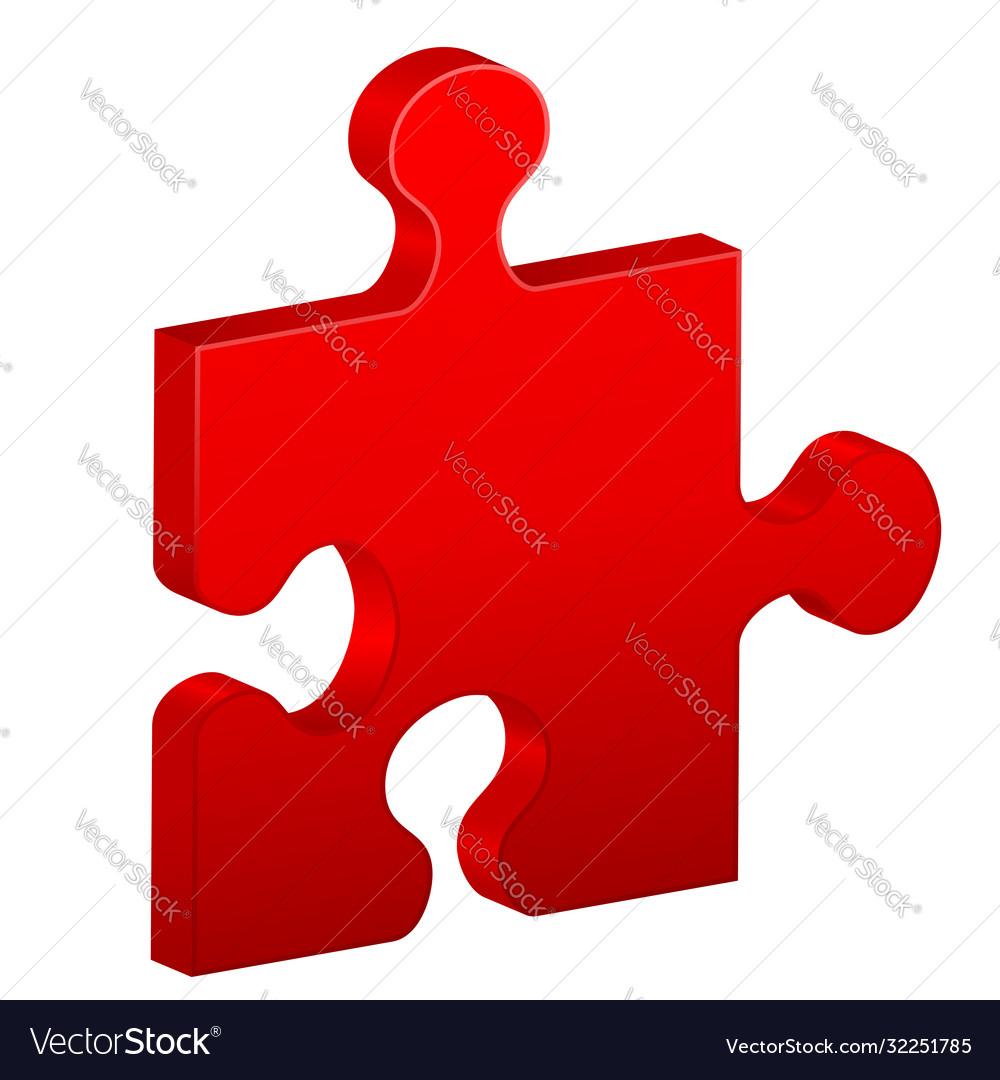 Puzzle piece Royalty Free Vector Image - VectorStock