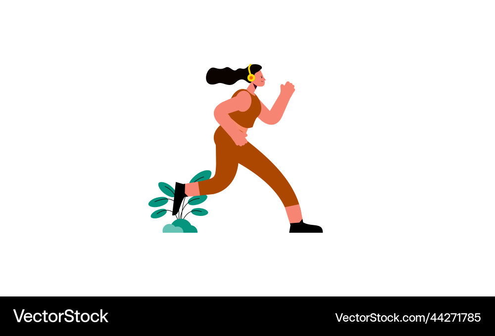 Runing Time Vector Running jogging time Royalty Free Vector Image