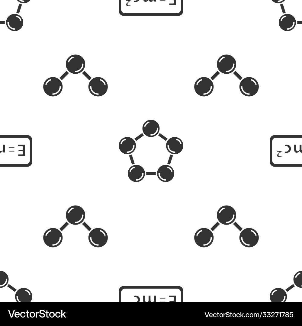 Set equation solution molecule Royalty Free Vector Image