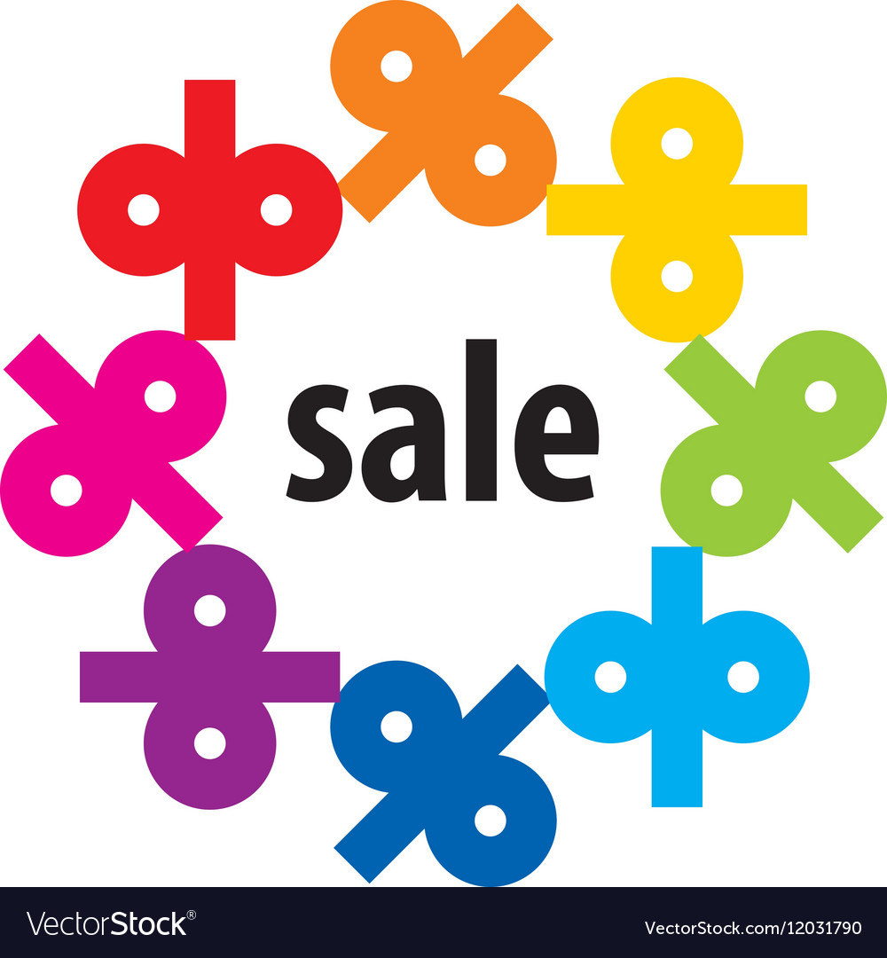 Logo sale Royalty Free Vector Image - VectorStock