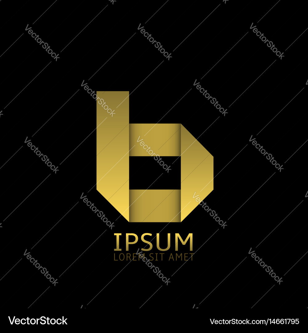 Abstract logo template Royalty Free Vector Image