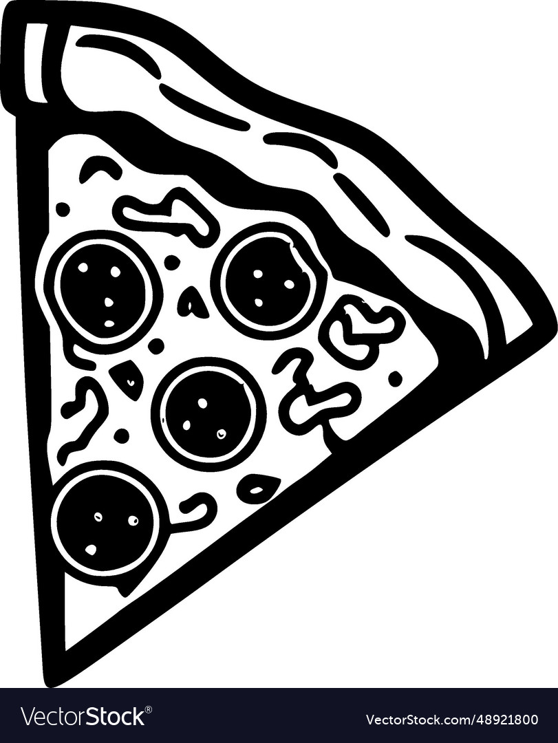 Pizza - High Quality Logo Ideal For T-shirt Vector Image