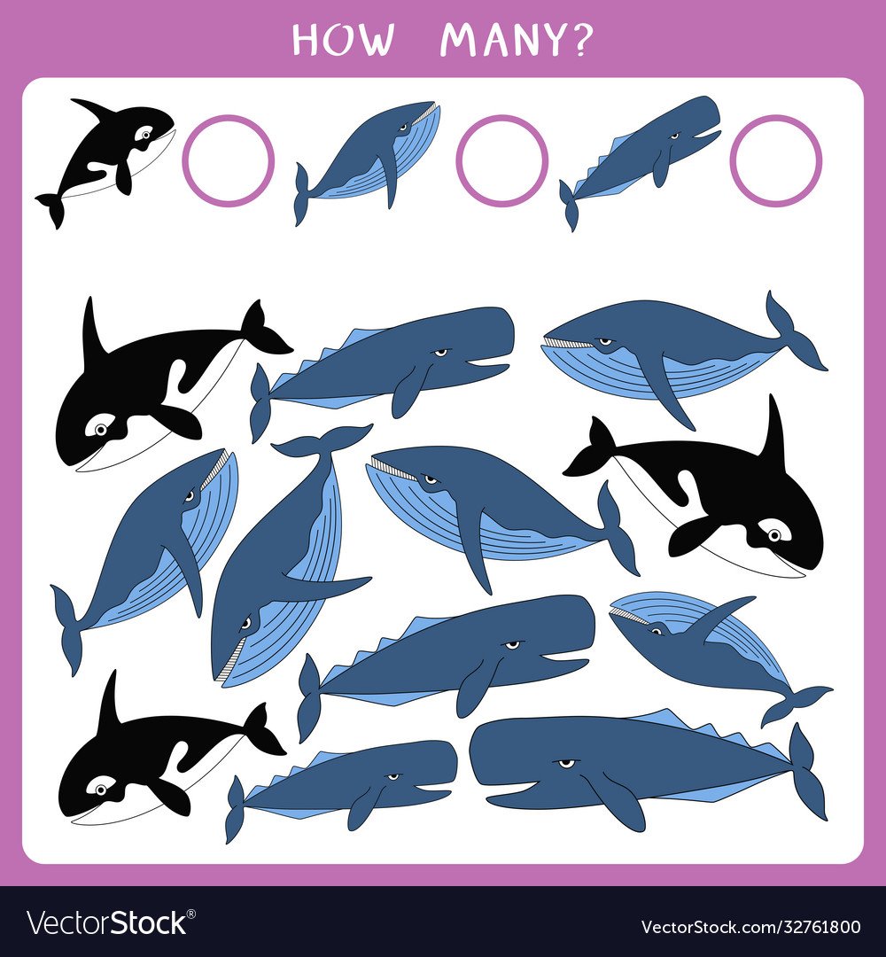 Simple educational math game for kids Royalty Free Vector