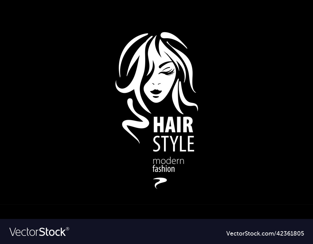 A womans hairstyle Royalty Free Vector Image - VectorStock