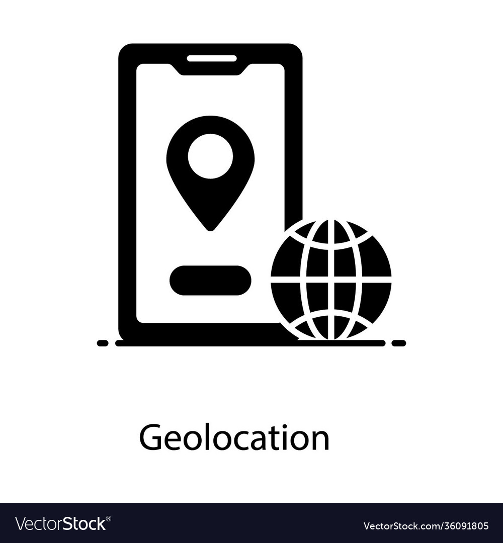 Geolocation Royalty Free Vector Image - VectorStock