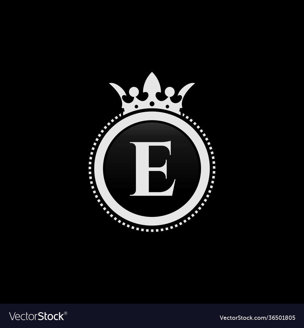 Letter e Royalty Free Vector Image - VectorStock