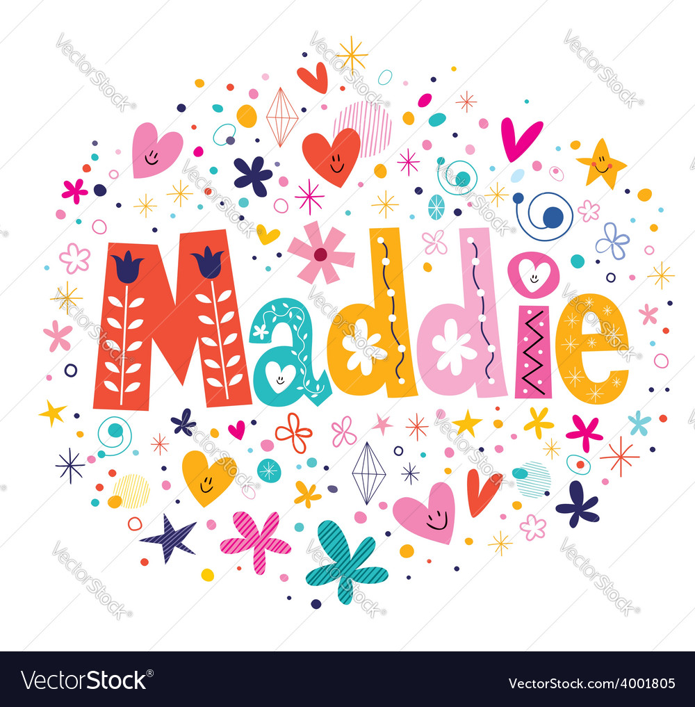 Maddie Royalty Free Vector Image - VectorStock