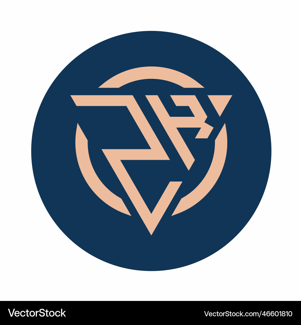 Creative simple initial monogram zk logo designs Vector Image