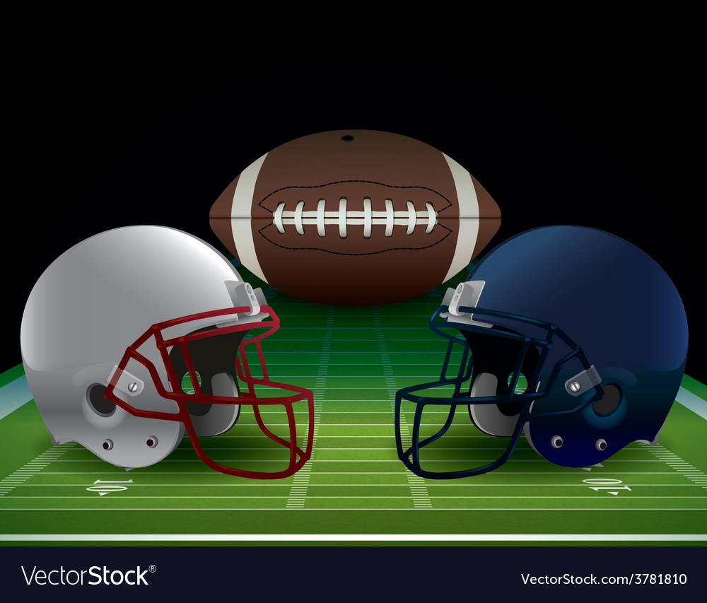 Football bowl game Royalty Free Vector Image - VectorStock