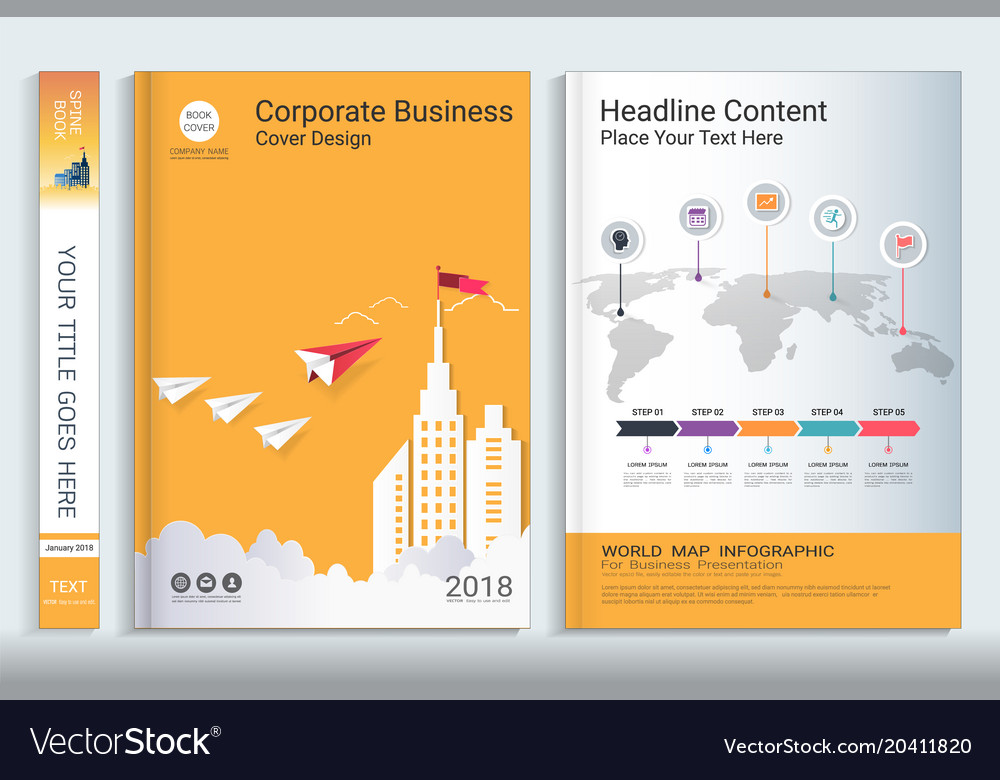 corporate cover book design