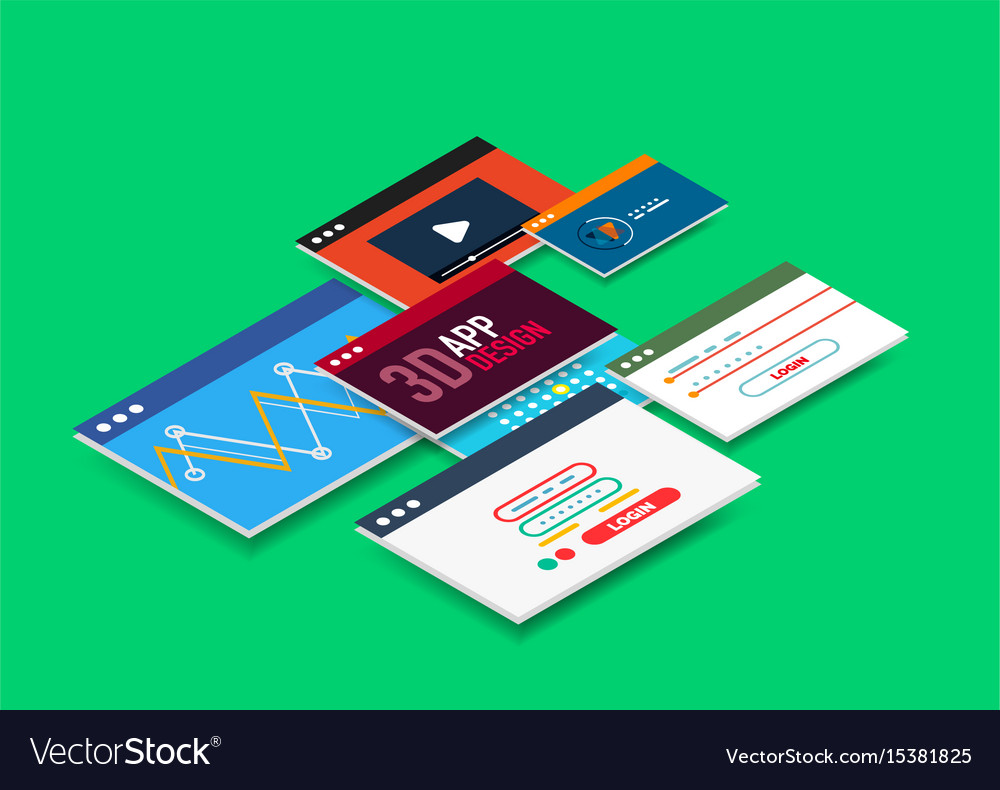 Isometric user interface design