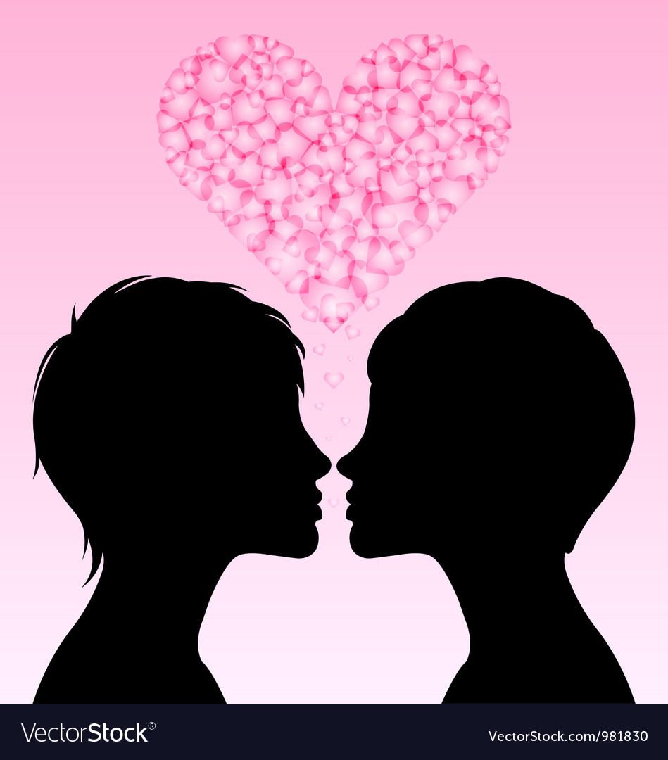 Lesbian Love Royalty Free Vector Image Vectorstock