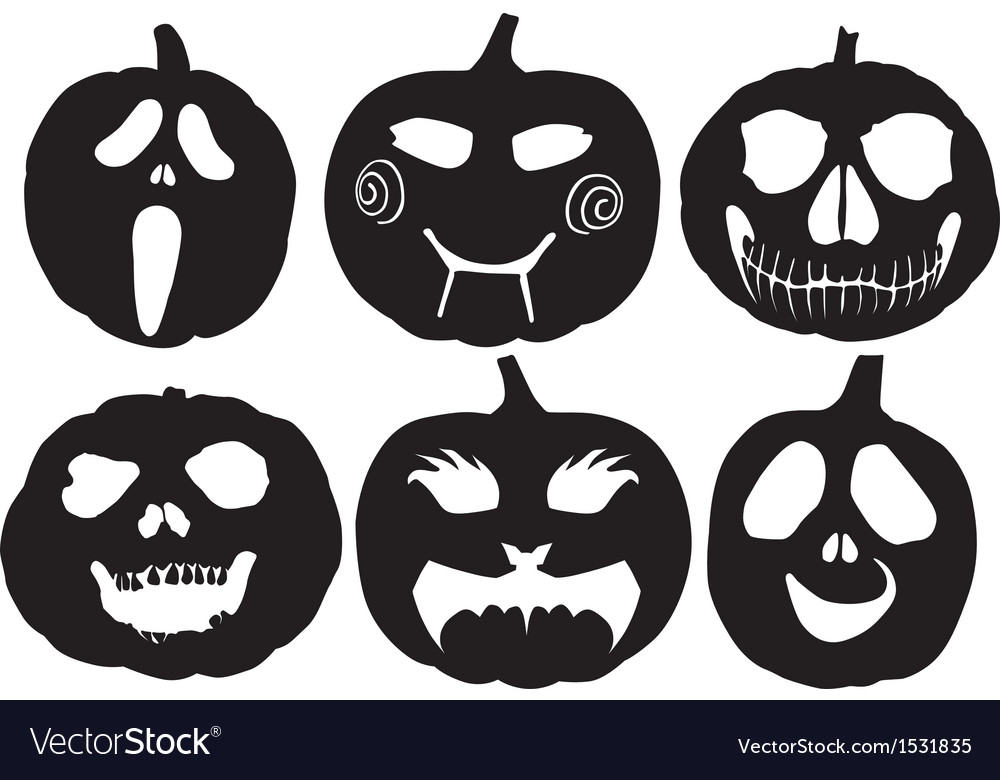 Pumpkin Swirl Silhouette Svg