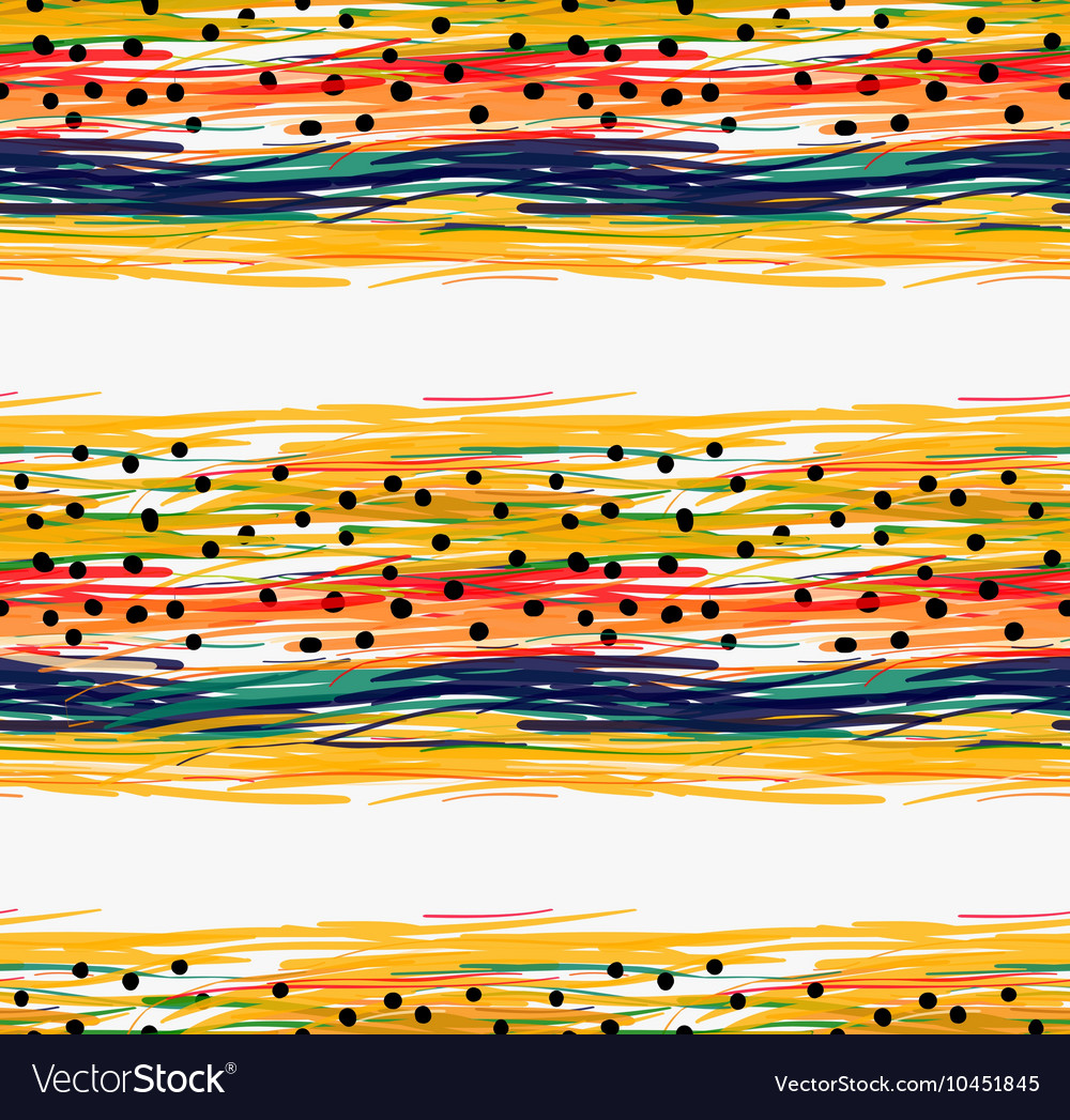 Abstract yellow and blue pencils scribble Vector Image