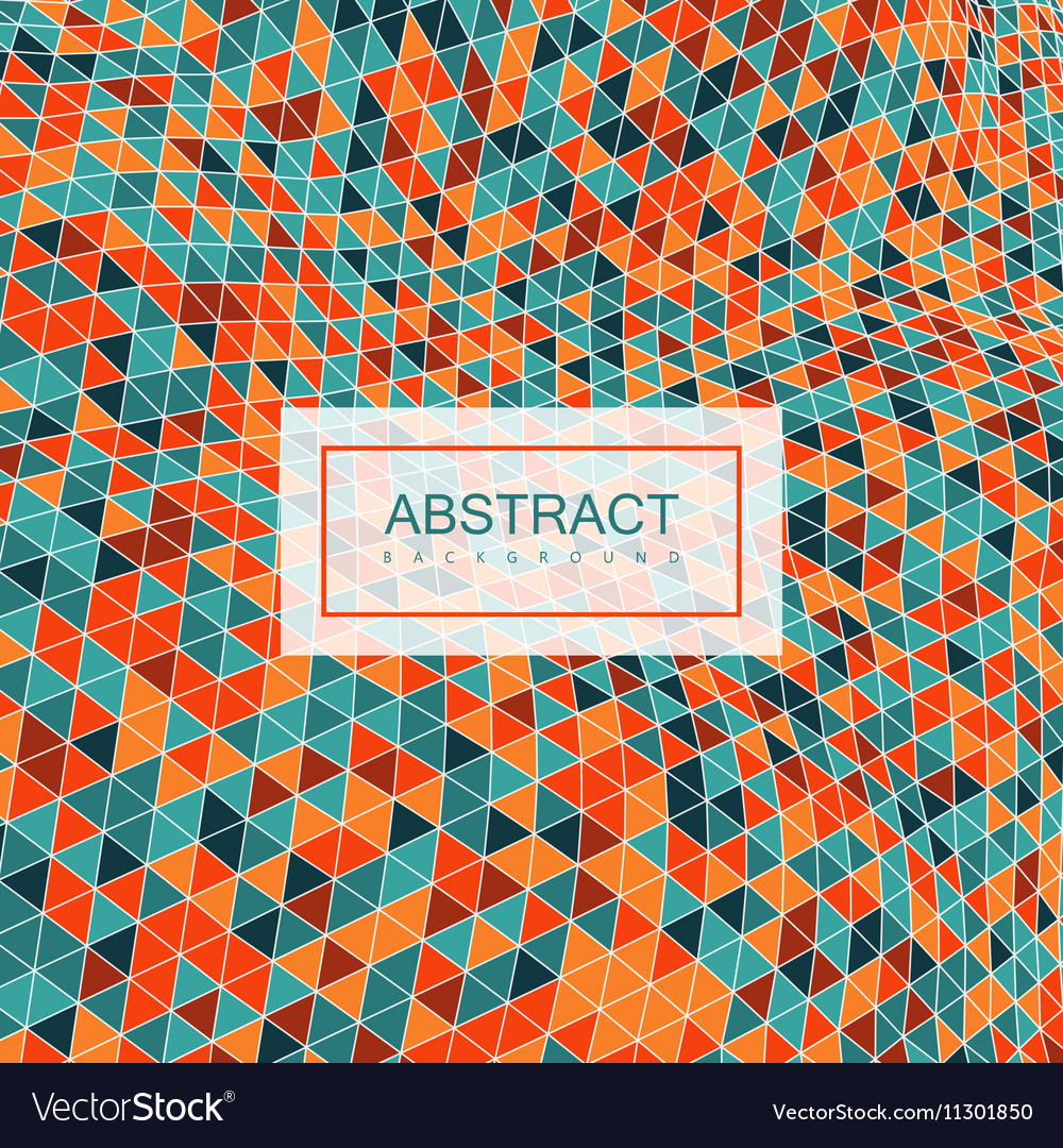 Abstract polygonal distorted background Royalty Free Vector