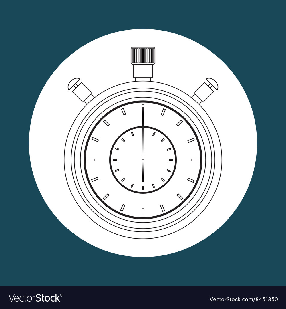 Chronometer icon design Royalty Free Vector Image
