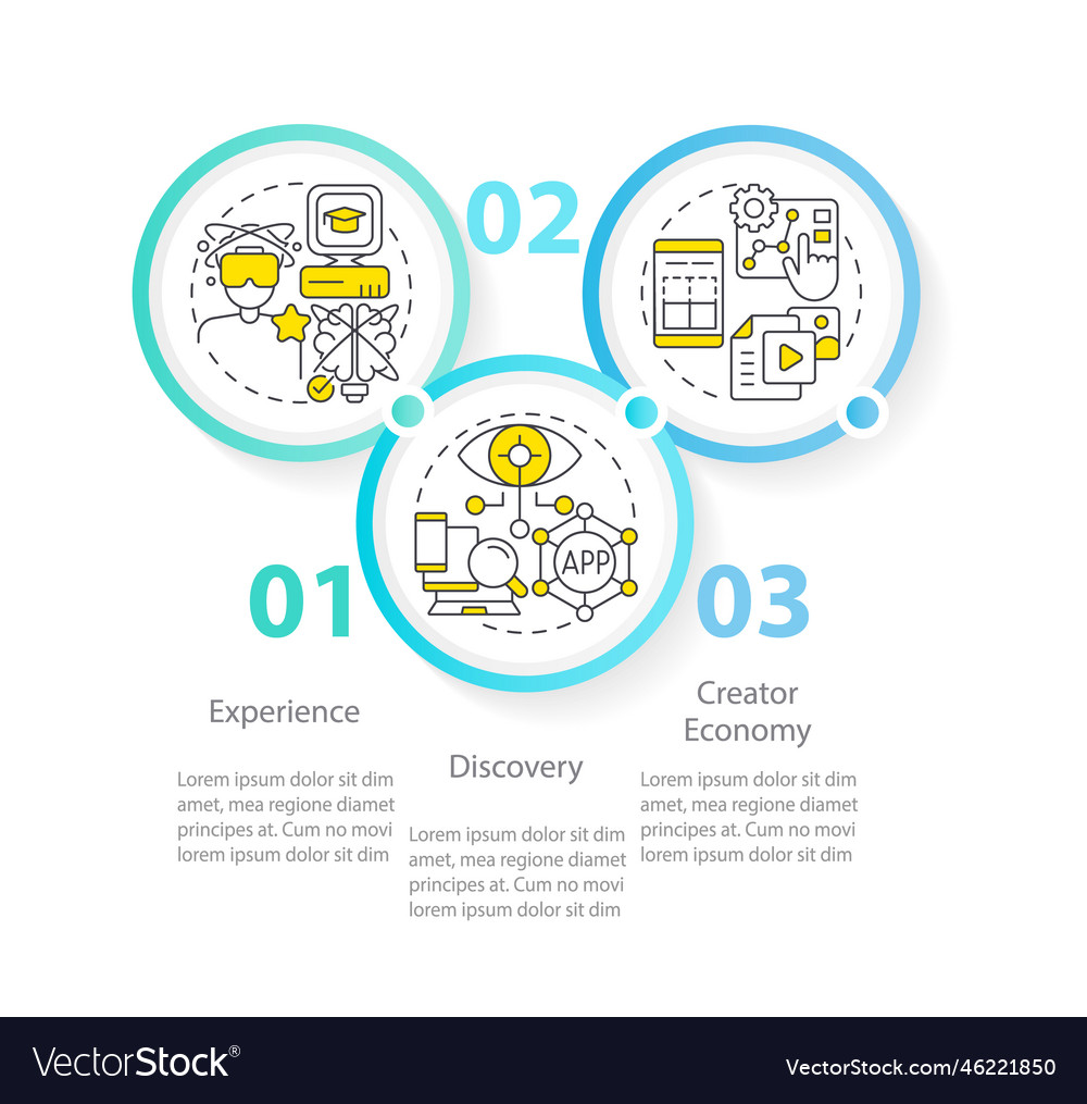 Multiverse World Layers Circle Infographic Vector Image