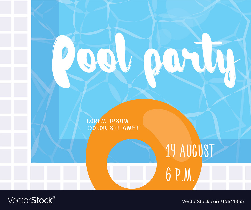 pool party template
