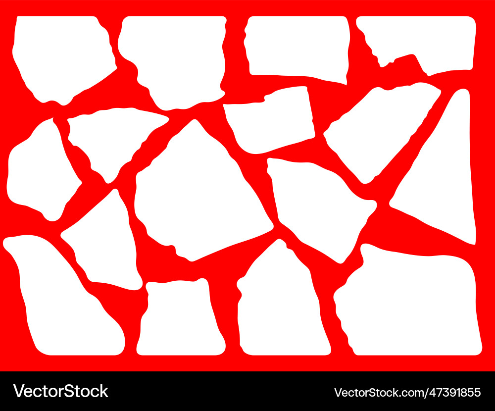 Sheet metal fence template Royalty Free Vector Image