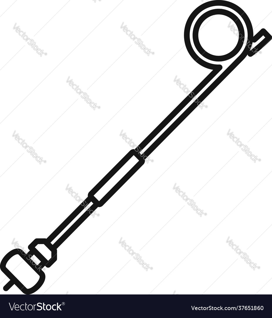 Hospital Catheter Icon Outline Style Royalty Free Vector