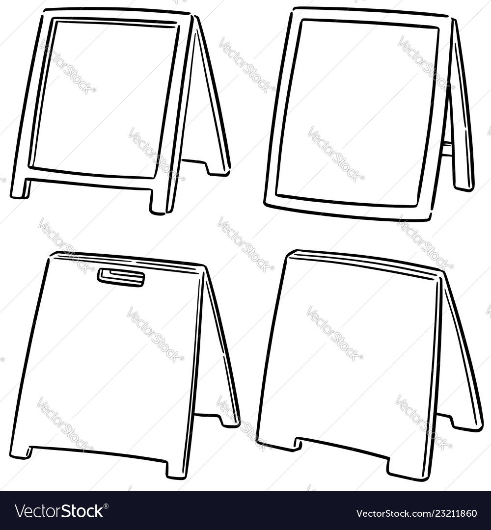 Drawing board Royalty Free Vector Image - VectorStock