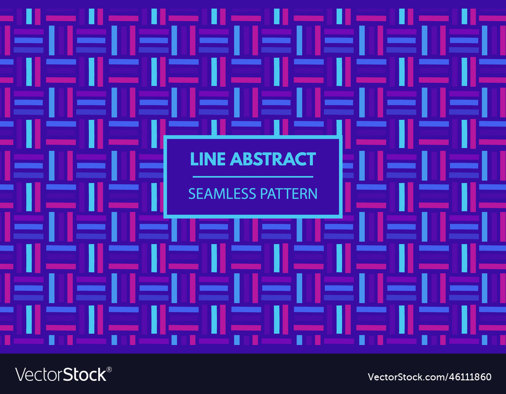 Vertical and horizontal lines abstract pattern Vector Image