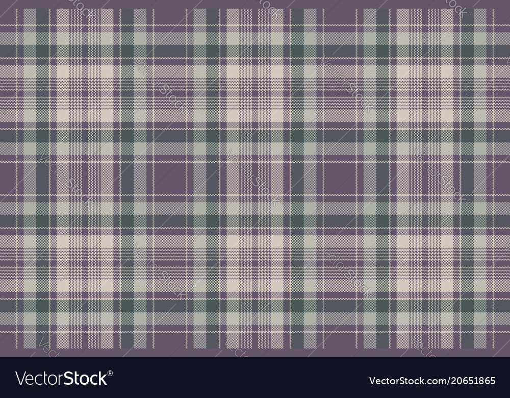 Check Plaid Pixel Fabric Texture Seamless Pattern Vector Image 6453