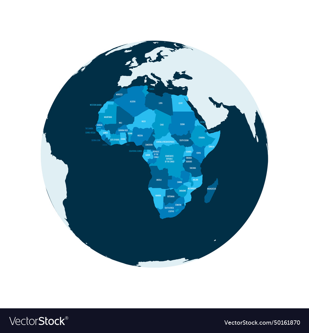 Political Map Of Africa Royalty Free Vector Image Political Map Of Africa Vector 50161870