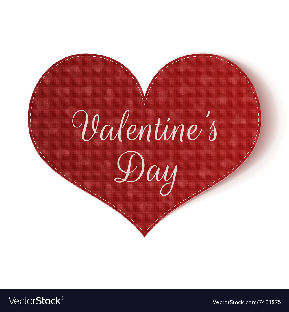 Big valentines day heart card with text Royalty Free Vector Big valentines day heart card with text Royalty Free Vector