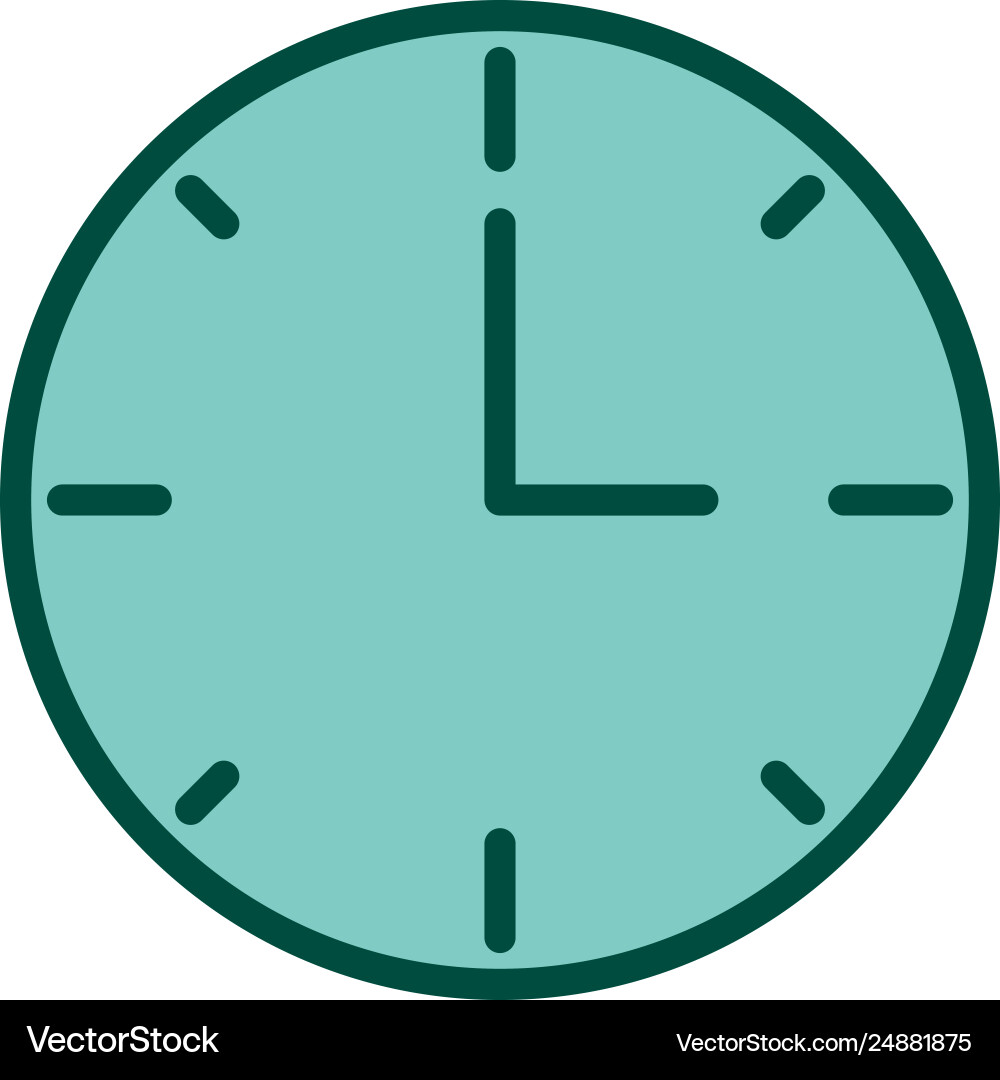 Clock icon design Royalty Free Vector Image - VectorStock