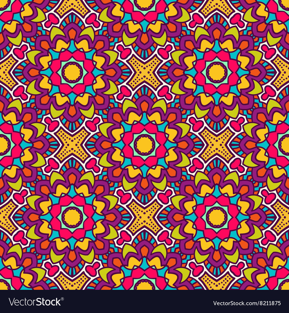 Ethnic seamless pattern Royalty Free Vector Image