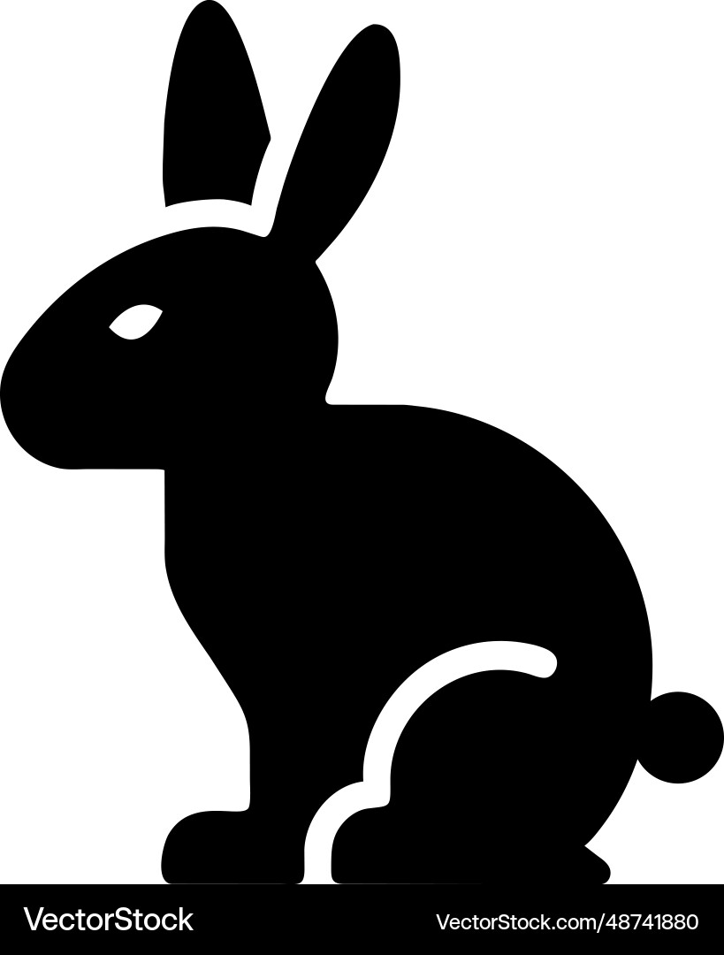 Easter bunny design Royalty Free Vector Image - VectorStock
