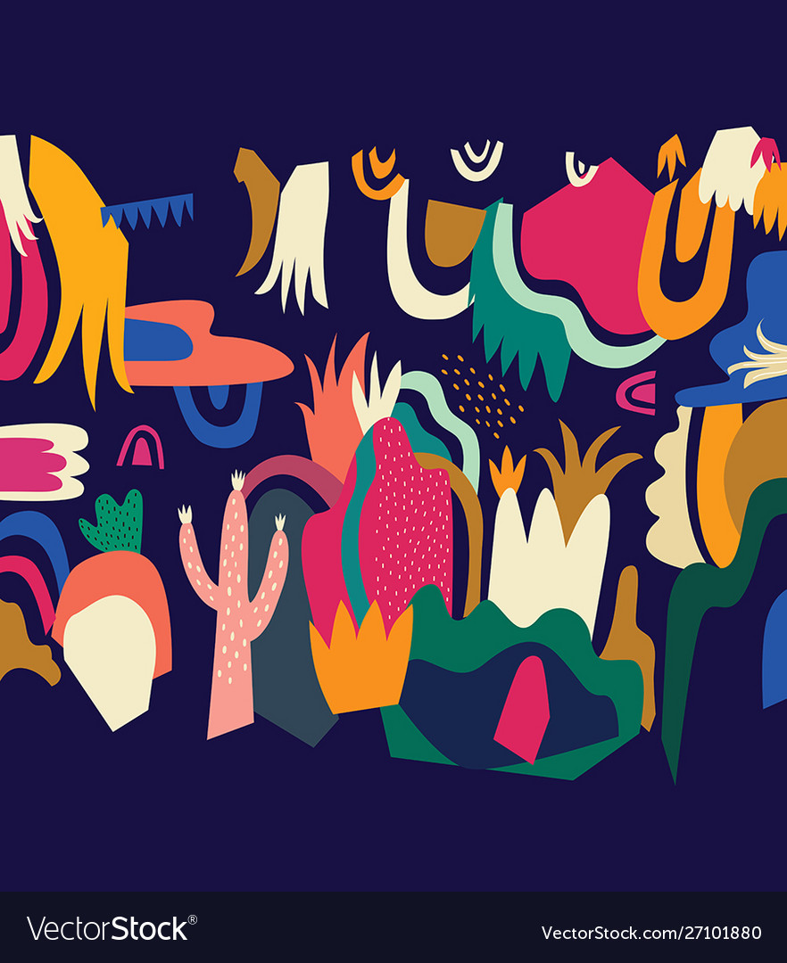Tropical pattern vector image Tropical pattern