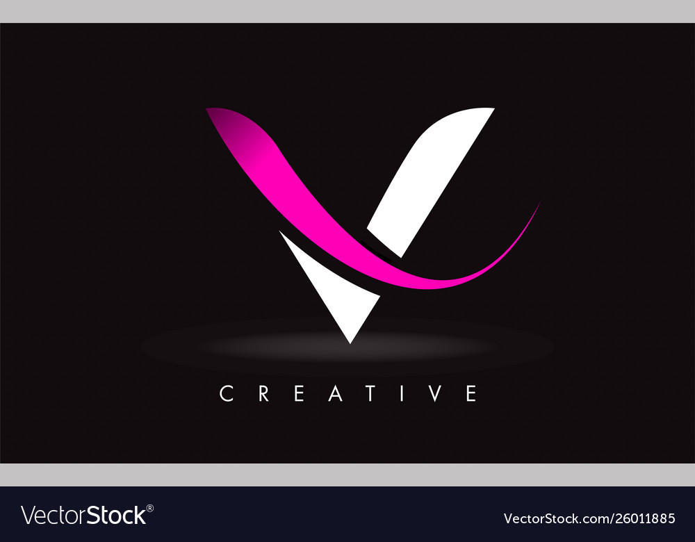 V Letter Design Logo Letter Icon Logo Royalty Free Vector