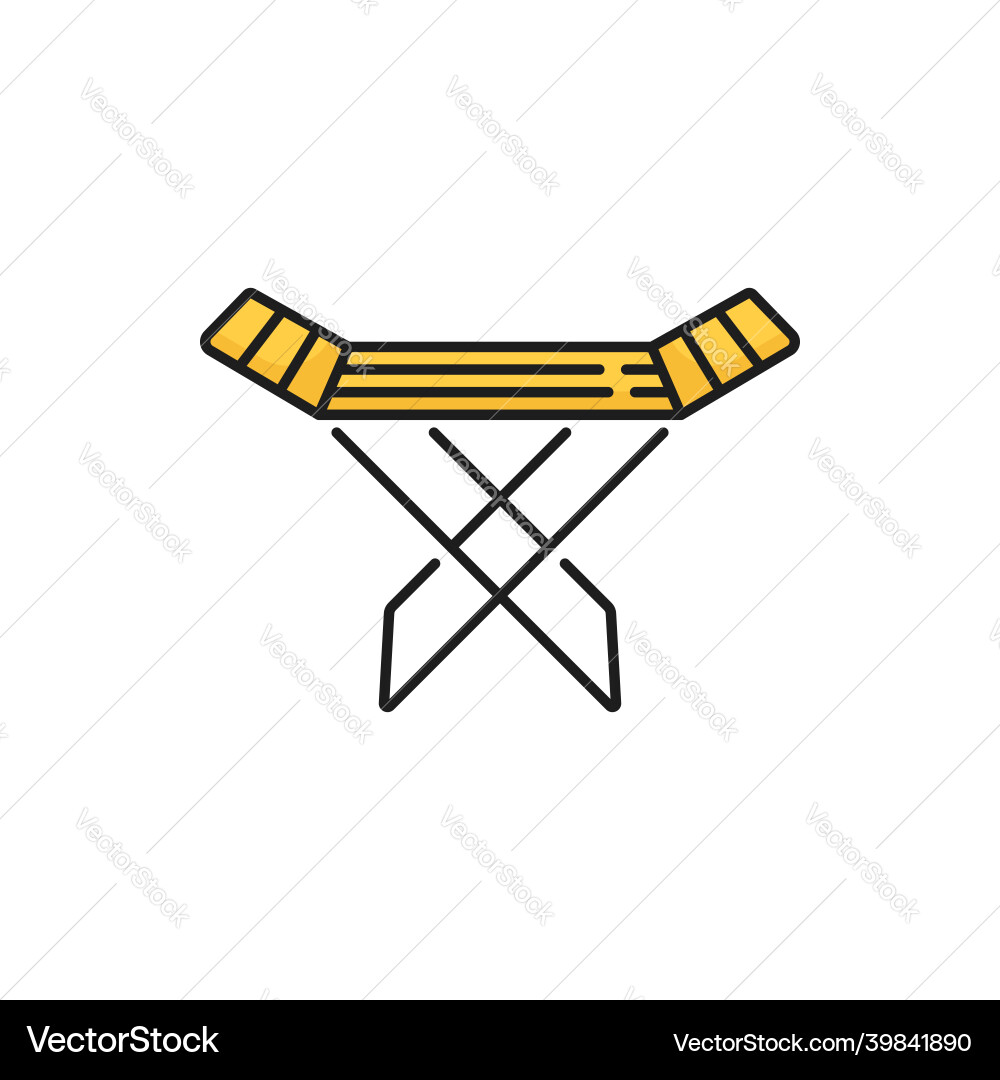 Clothing rack dryer isolated laundry drying stand Vector Image