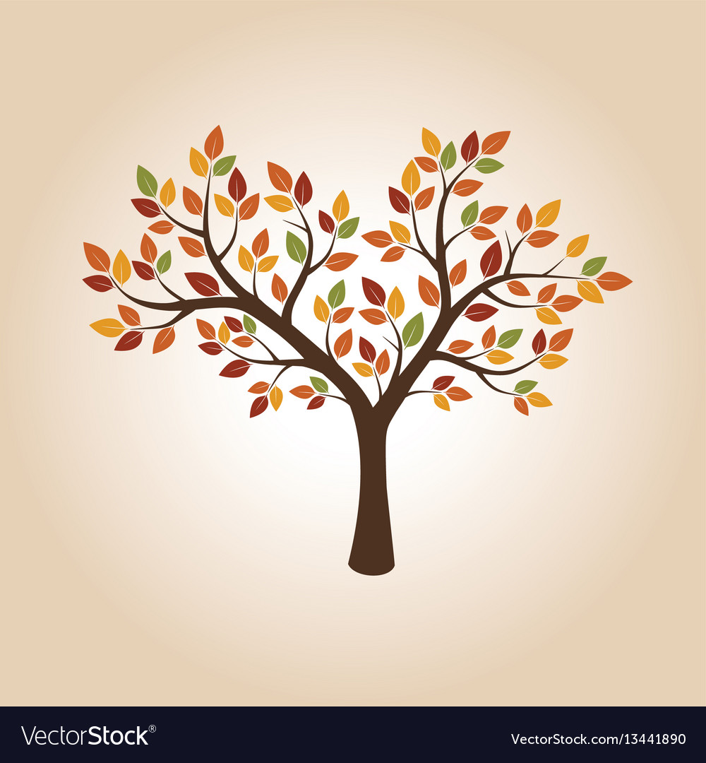 Draw a Tree of autumn