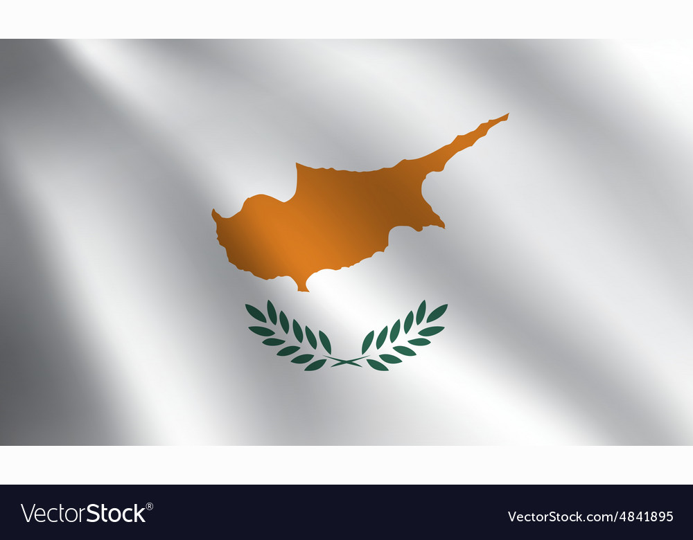 Cyprus flag Royalty Free Vector Image - VectorStock